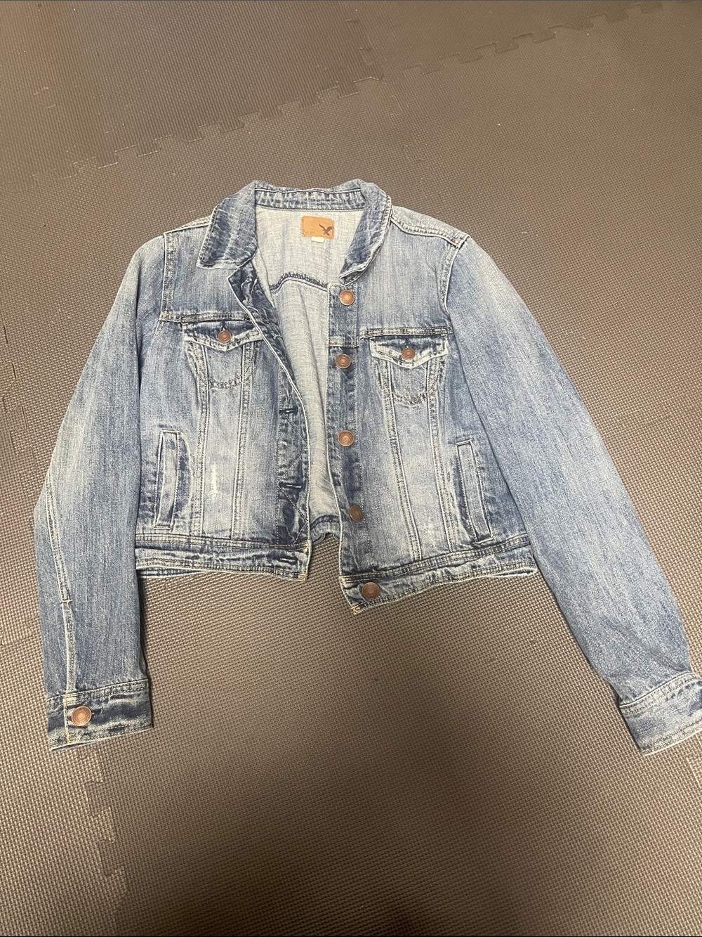 AE Light Wash Denim Jacket - Women